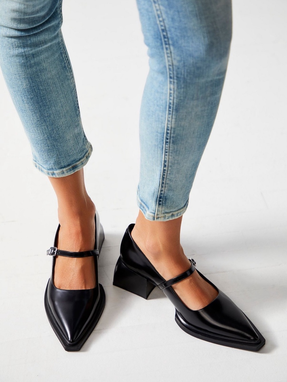 Vagabond Vivian Maryjane Heels Black Leather size 37